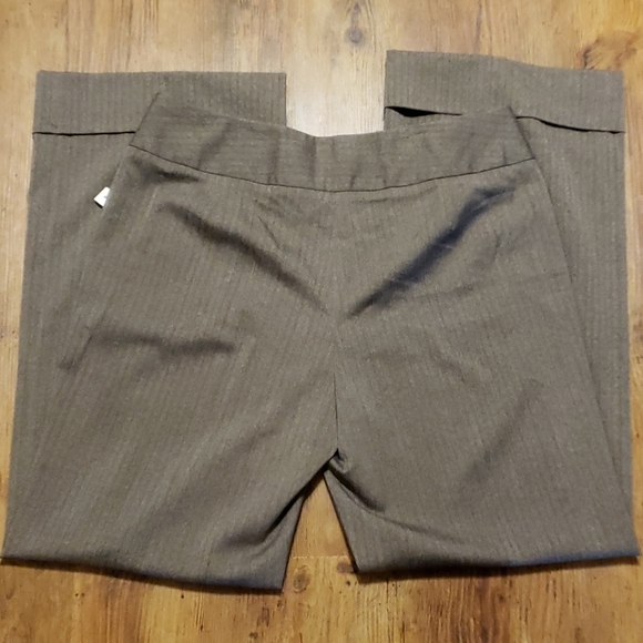 Sharagano studio grey brown wide leg trousers - Picture 5 of 6